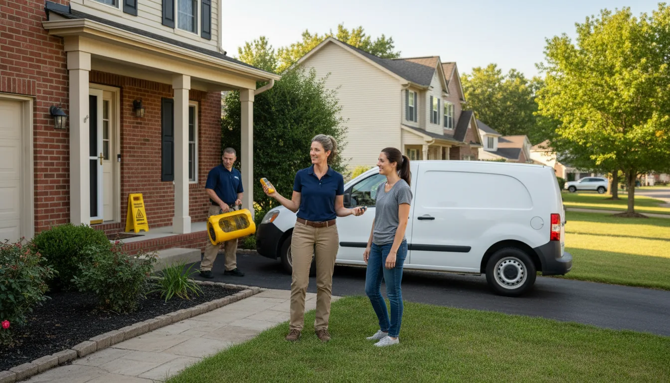Residential water damage restoration in Burien, WA